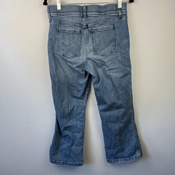 SPANX Kick Flare Pull-on Jeans Size L Petite Vintage Indigo - Picture 4 of 5